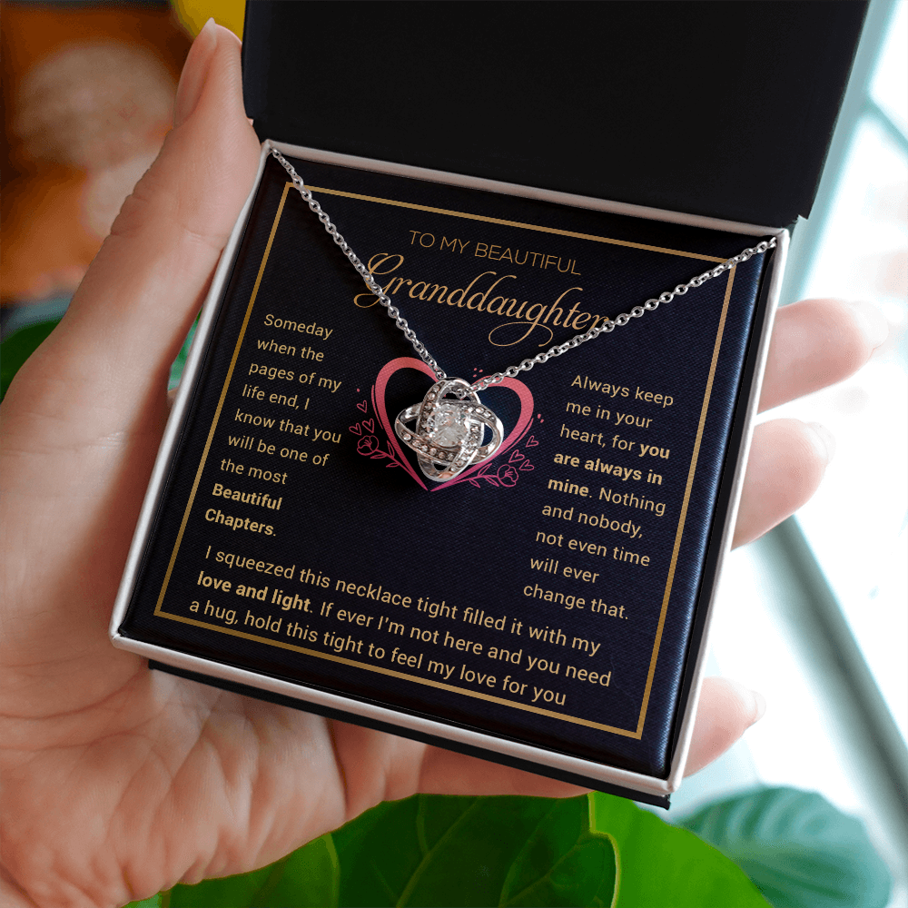 To My Granddaughter Necklace, Birthday Gift For Granddaughter, Birthday Gifts