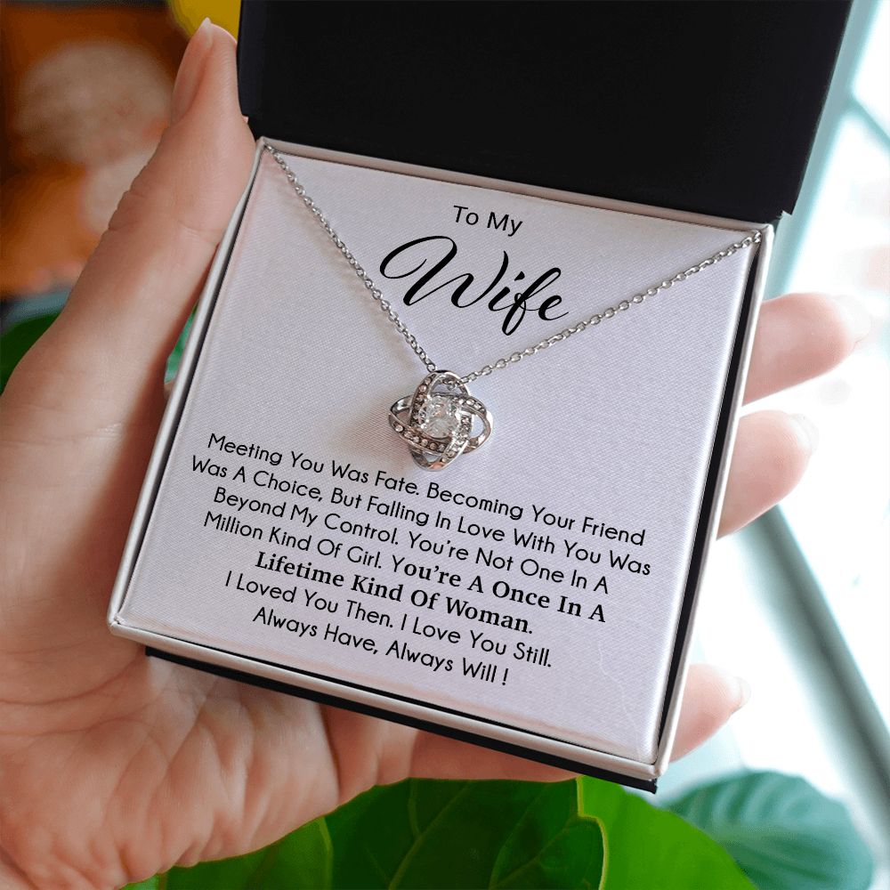 To My Wife Necklace, Gift For Wife, Wife Birthday Gift, Christmas Gifts For Wife