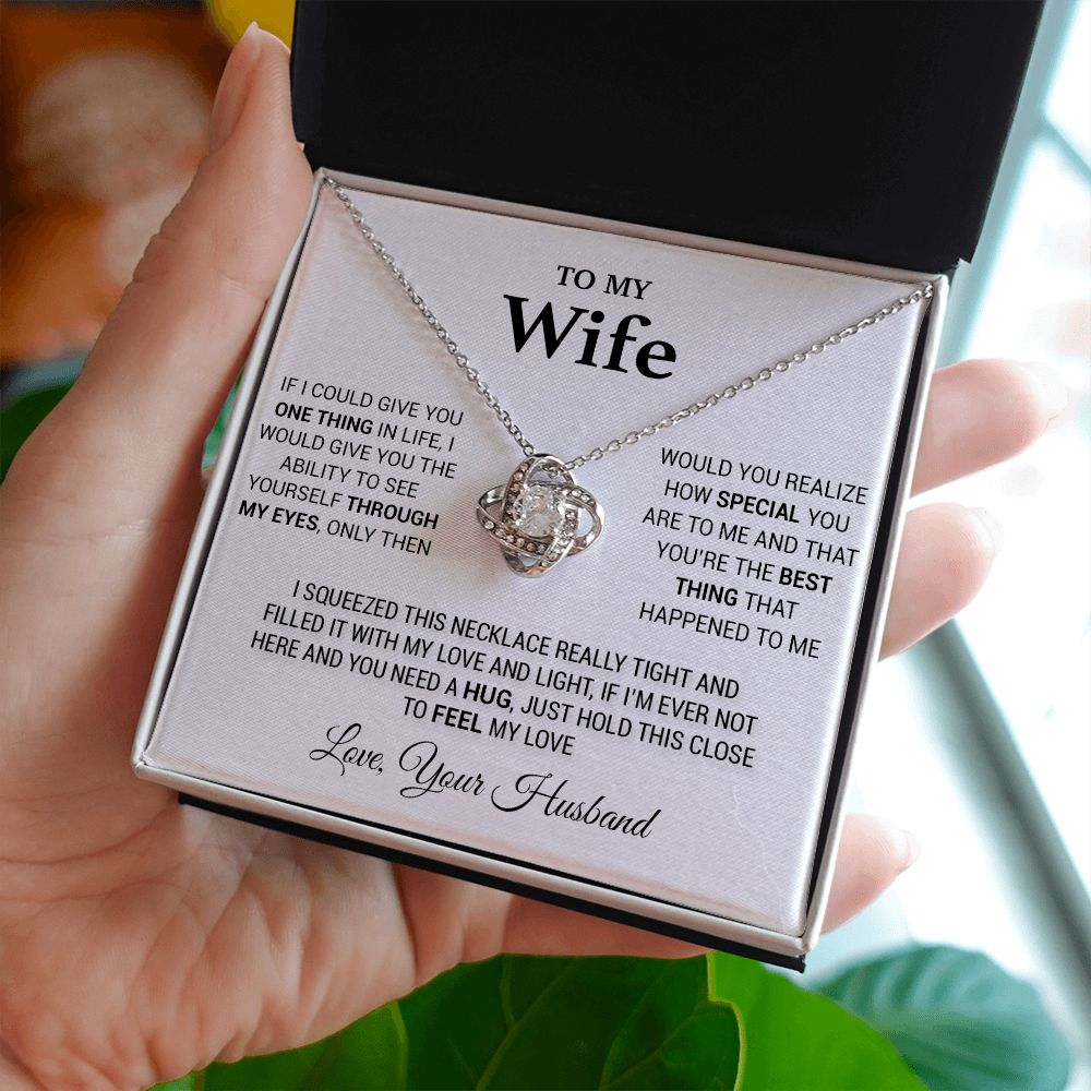 To My Wife Necklace, Wife Gift From Husband, Gift For Soulmate, Valentines Day