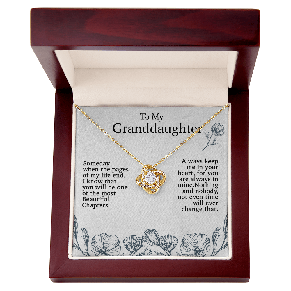To My Granddaughter Necklace, Birthday Gift For Granddaughter, Birthday Gifts