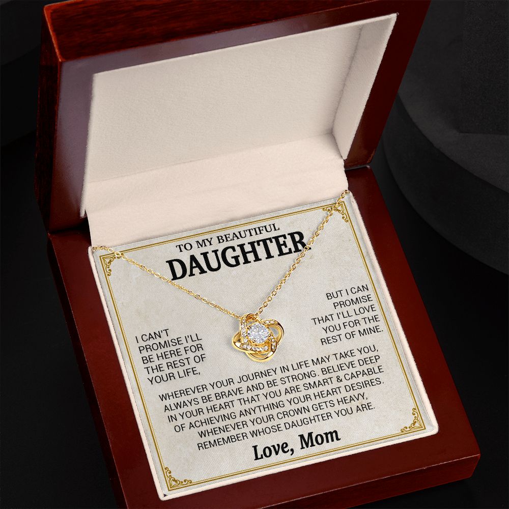 To My Daughter Necklace, Daughter Mother Necklace, Daughter Gift From Mom11