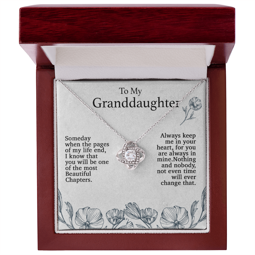To My Granddaughter Necklace, Birthday Gift For Granddaughter, Birthday Gifts