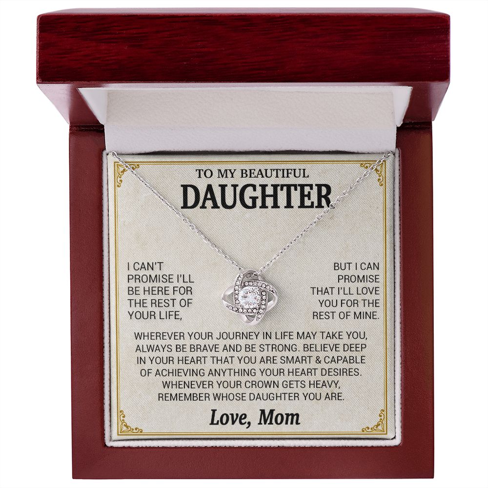 To My Daughter Necklace, Daughter Mother Necklace, Daughter Gift From Mom11