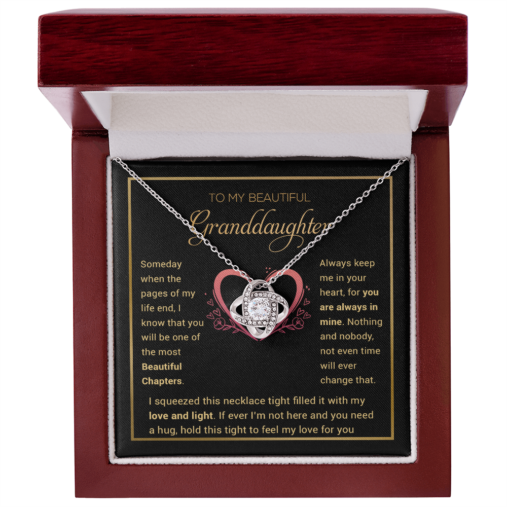 To My Granddaughter Necklace, Birthday Gift For Granddaughter, Birthday Gifts