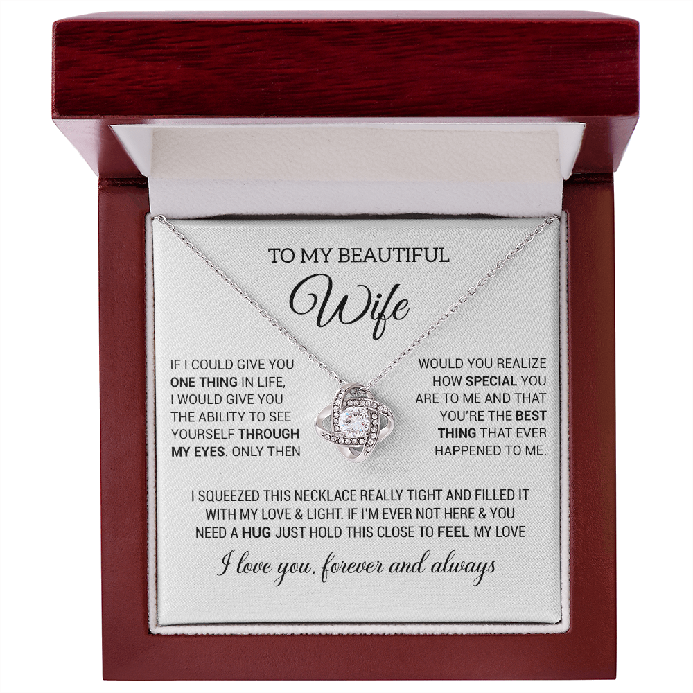 To My Wife Necklace, Necklace For Wife From Husband, Birthday Gifts Soulmate