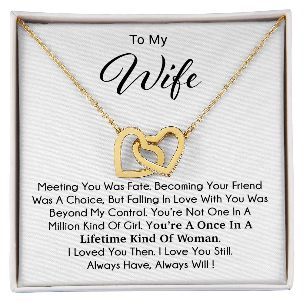 To My Wife Necklace, Gift For Wife, Wife Birthday Gift, Christmas Gifts For Wife