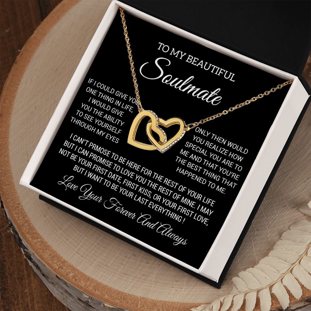 To My Soulmate Necklace, Soulmate Birthday, Soulmate Anniversary Gift