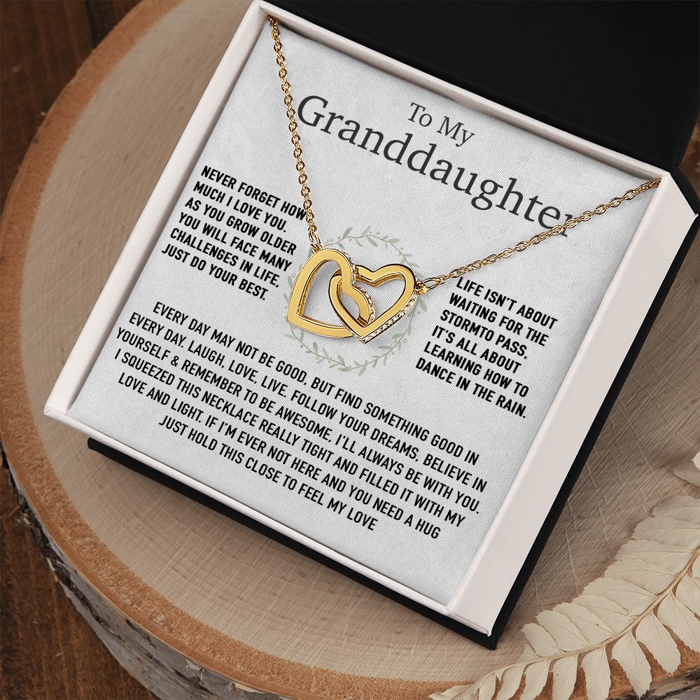 To My Granddaughter Necklace, Birthday Gift For Granddaughter, Birthday Gifts