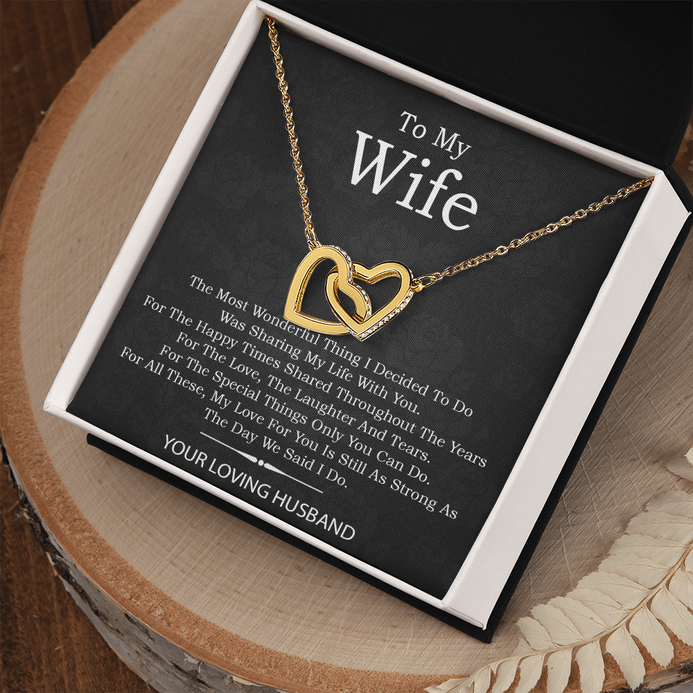 To My Wife Necklace, Gift For Wife, Anniversary Gift For Wife, Mother's Day Gift