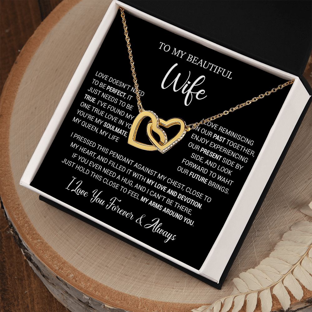 To My Wife Necklace, Valentine Gift For Her, Gift For Soulmate, Gift For Her