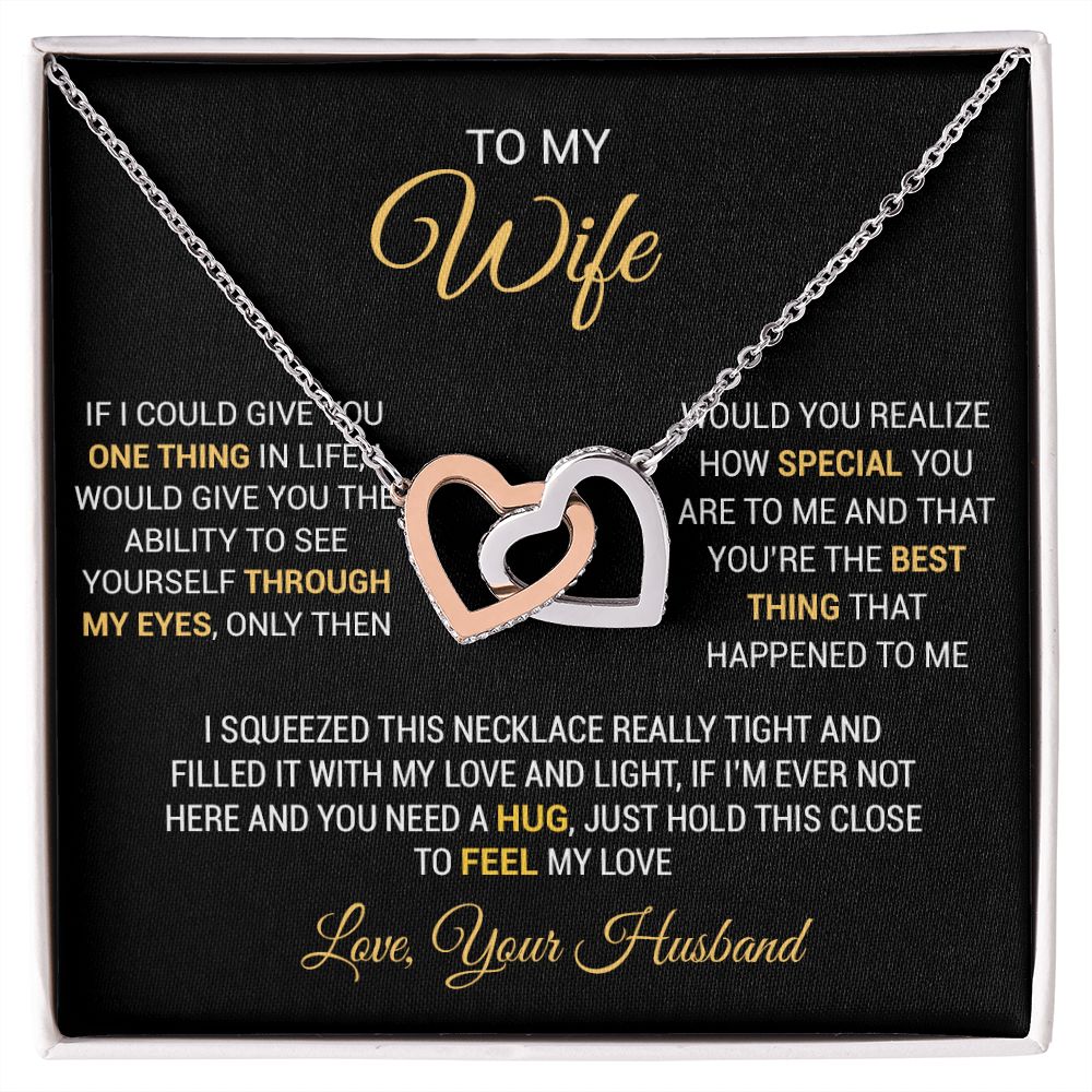 To My Wife Necklace, Gift For Wife, Anniversary Gift For Wife, Necklace For Wife