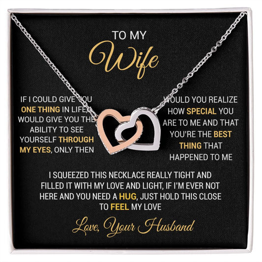 To My Wife Necklace, Gift For Wife, Anniversary Gift For Wife, Necklace For Wife