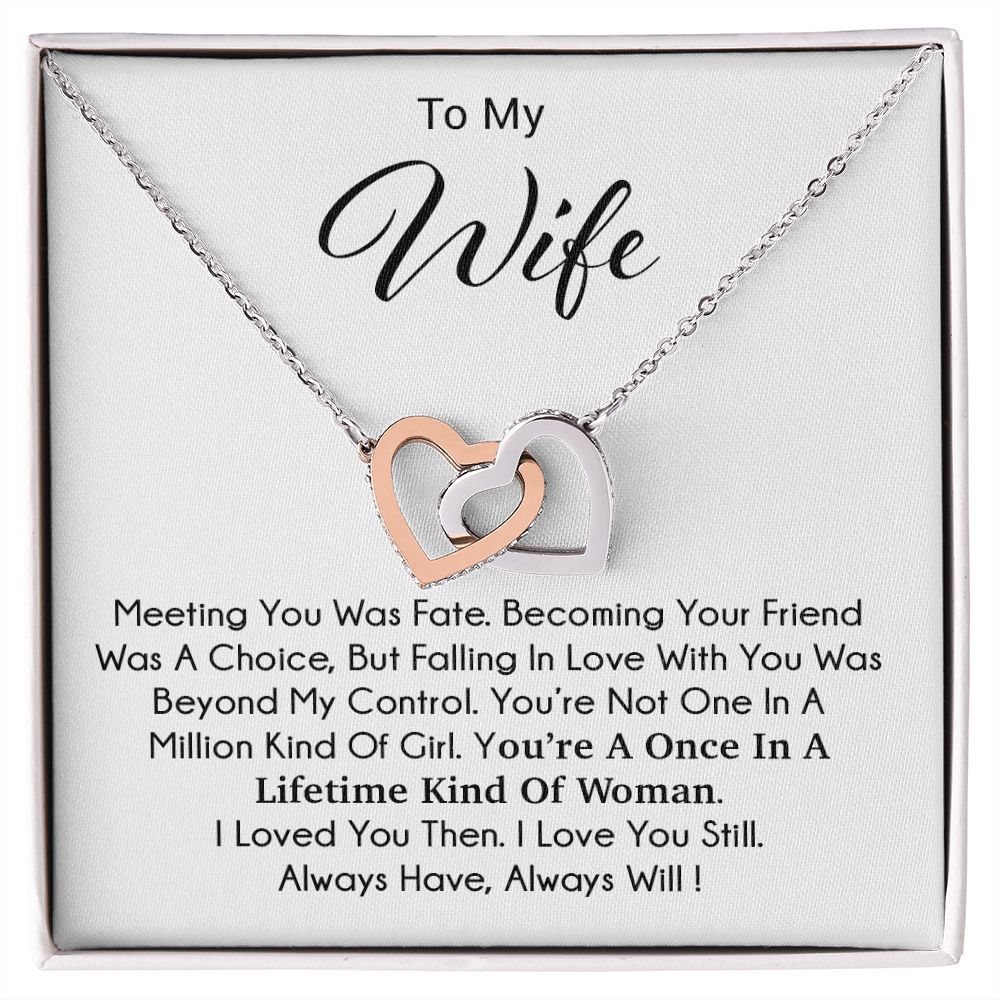 To My Wife Necklace, Gift For Wife, Wife Birthday Gift, Christmas Gifts For Wife