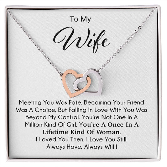 To My Wife Necklace, Gift For Wife, Wife Birthday Gift, Christmas Gifts For Wife