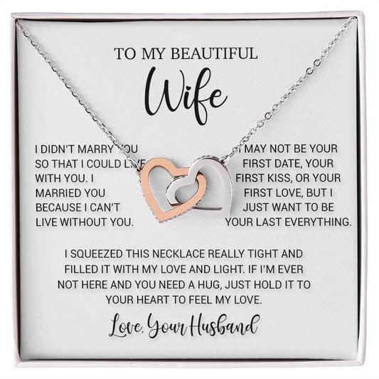 To My Wife Necklace, Valentine Gift For Her, Gift For Her, Gift For Soulmate