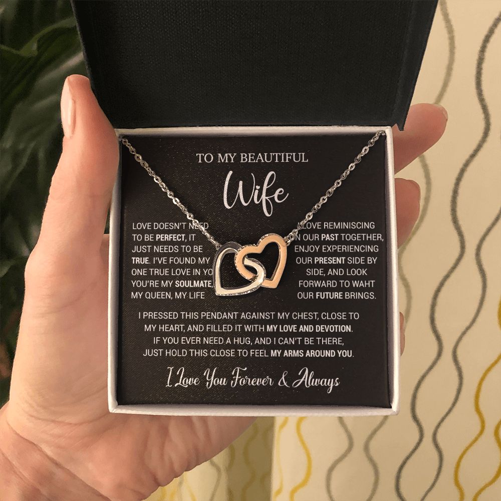 To My Wife Necklace, Valentine Gift For Her, Gift For Soulmate, Gift For Her
