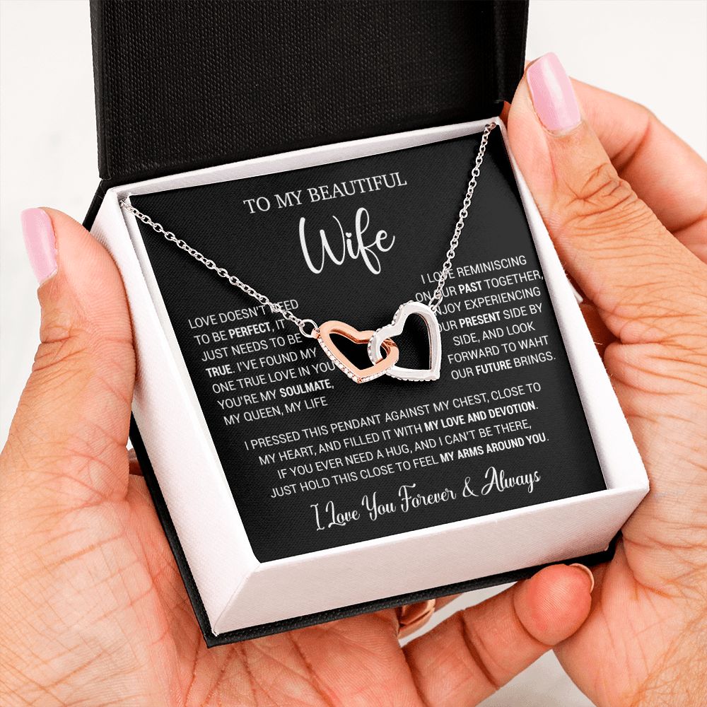 To My Wife Necklace, Valentine Gift For Her, Gift For Soulmate, Gift For Her