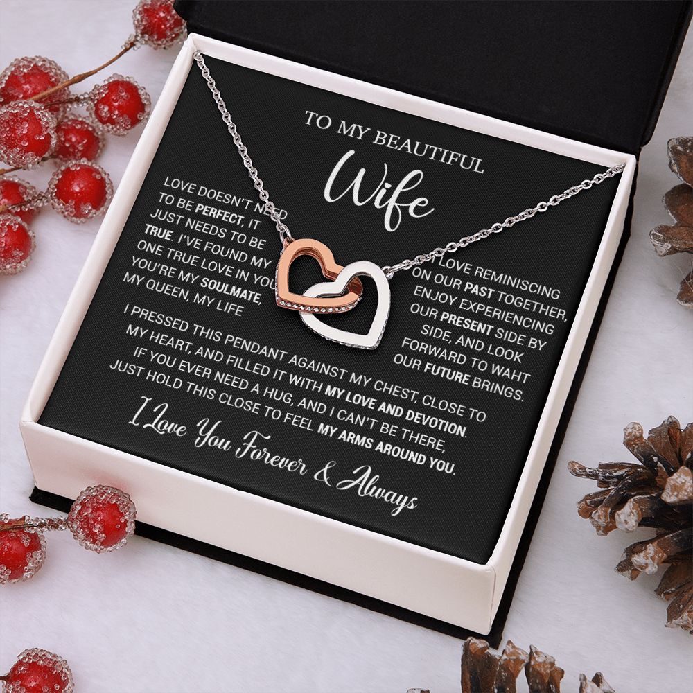 To My Wife Necklace, Valentine Gift For Her, Gift For Soulmate, Gift For Her