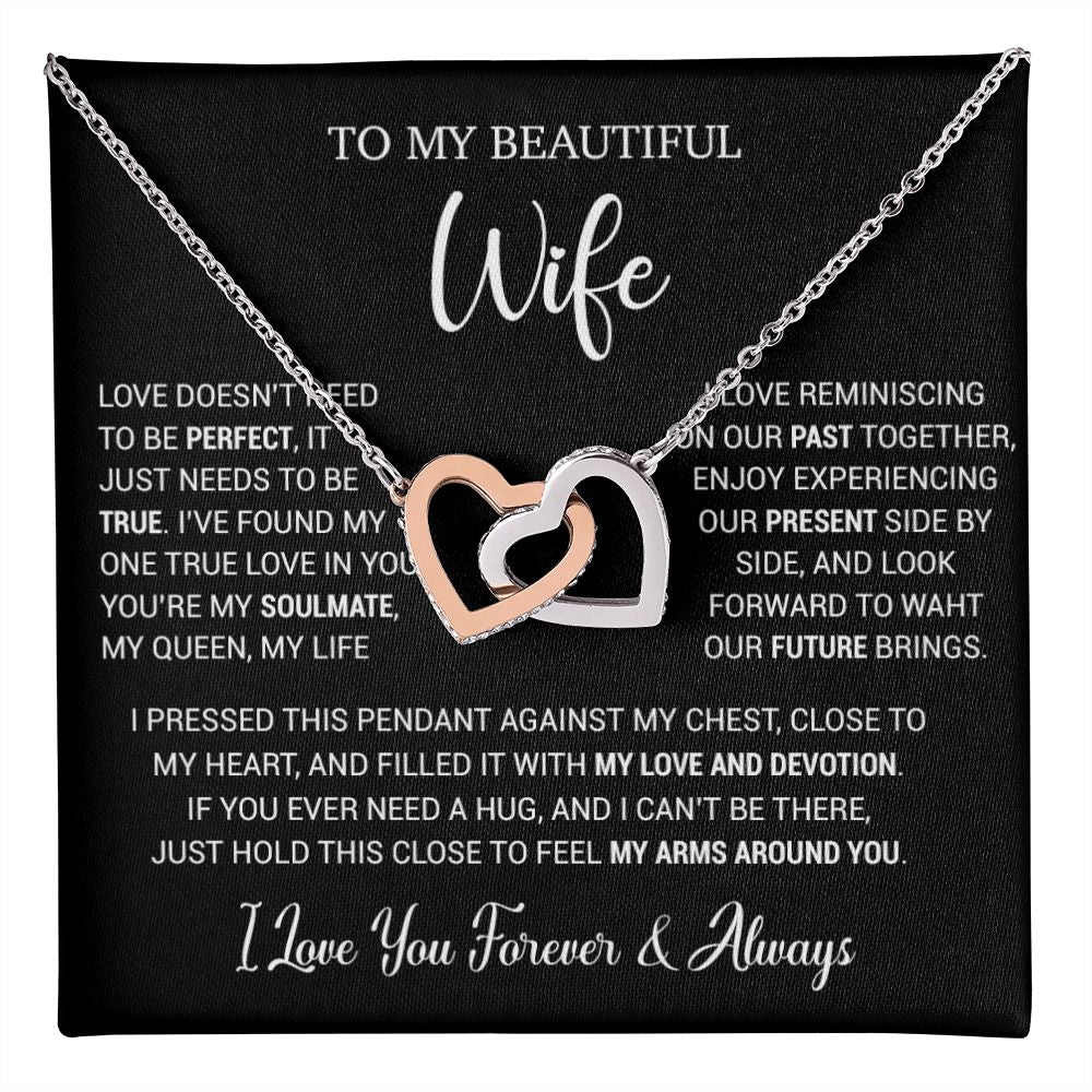 To My Wife Necklace, Valentine Gift For Her, Gift For Soulmate, Gift For Her