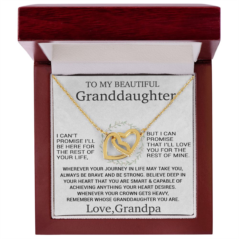 To My Granddaughter Necklace, Birthday Gift For Granddaughter, Birthday Gifts