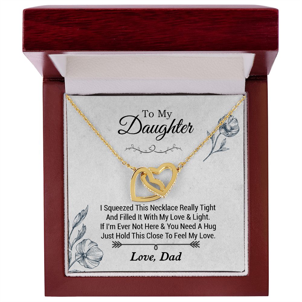 To my Daughter Necklace, Gift for Daughter from Dad, Daughter Necklace