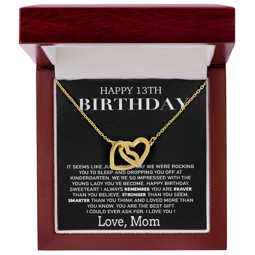 13th Birthday Gift Necklace,13th Birthday Girl ,Gift for 13 Year Old Girl Gifts