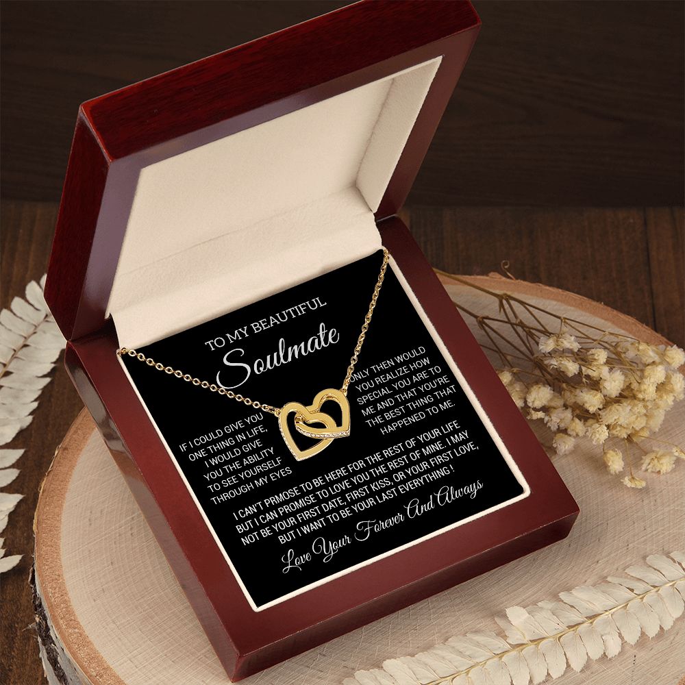 To My Soulmate Necklace, Soulmate Birthday, Soulmate Anniversary Gift