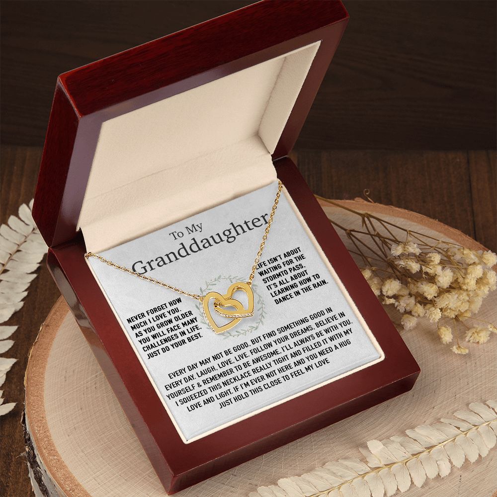 To My Granddaughter Necklace, Birthday Gift For Granddaughter, Birthday Gifts