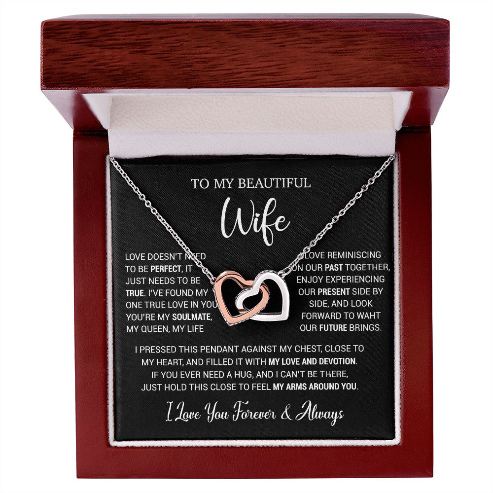 To My Wife Necklace, Valentine Gift For Her, Gift For Soulmate, Gift For Her