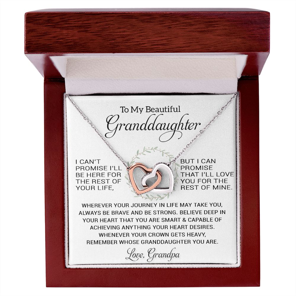 To My Granddaughter Necklace, Birthday Gift For Granddaughter, Birthday Gifts