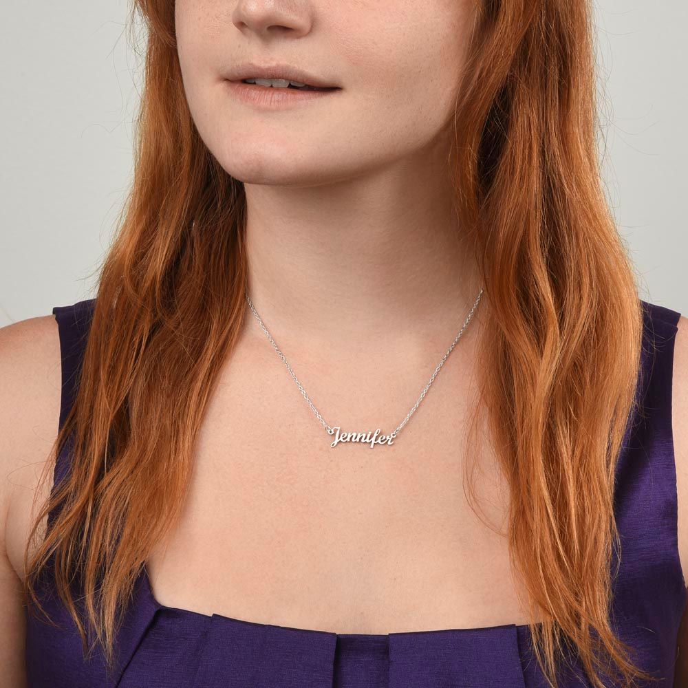 To My Soulmate Custom Name Necklace,Valentine Gift For Her, Gift For Soulmate