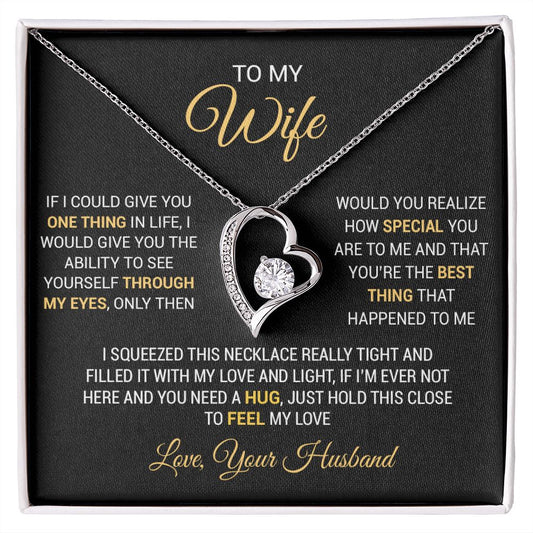 To My Wife Necklace, Gift For Wife, Anniversary Gift For Wife, Necklace For Wife