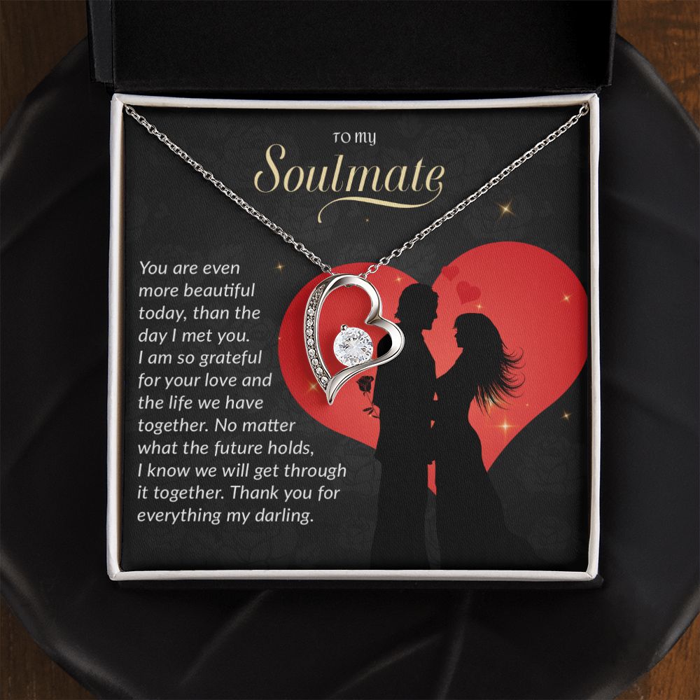 To My Soulmate Necklace, Gift For Wife, Gift from Husband, Valentine Days Gift