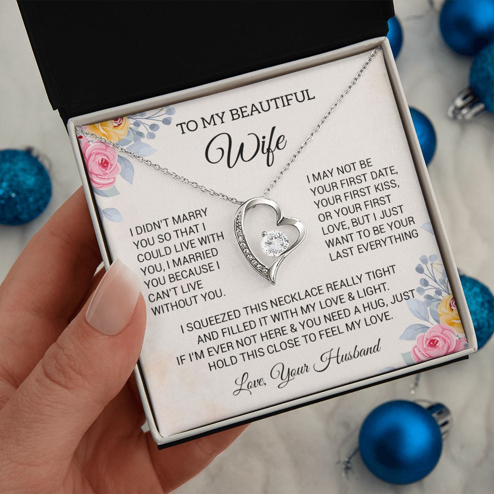 To My Wife Necklace, Gift For Soulmate, Gift For Her, Valentine Gift For Her