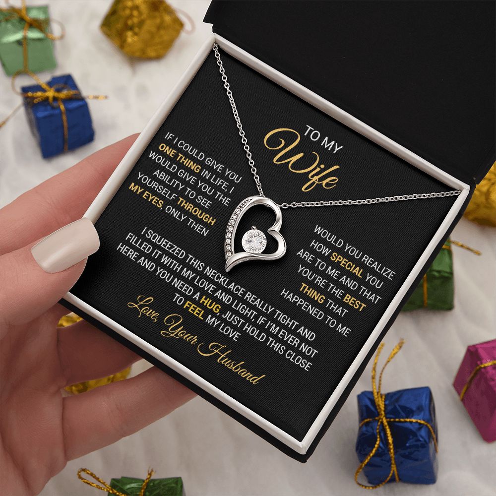 To My Wife Necklace, Gift For Wife, Anniversary Gift For Wife, Necklace For Wife