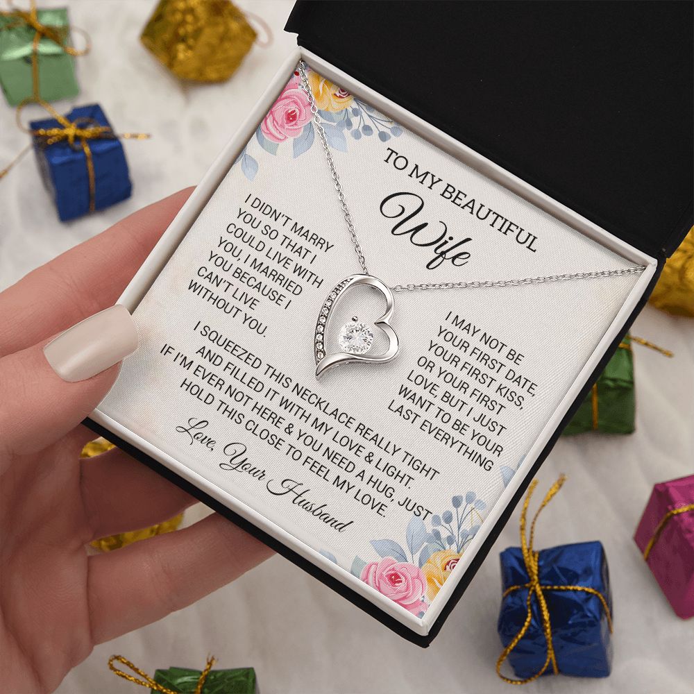 To My Wife Necklace, Gift For Soulmate, Gift For Her, Valentine Gift For Her