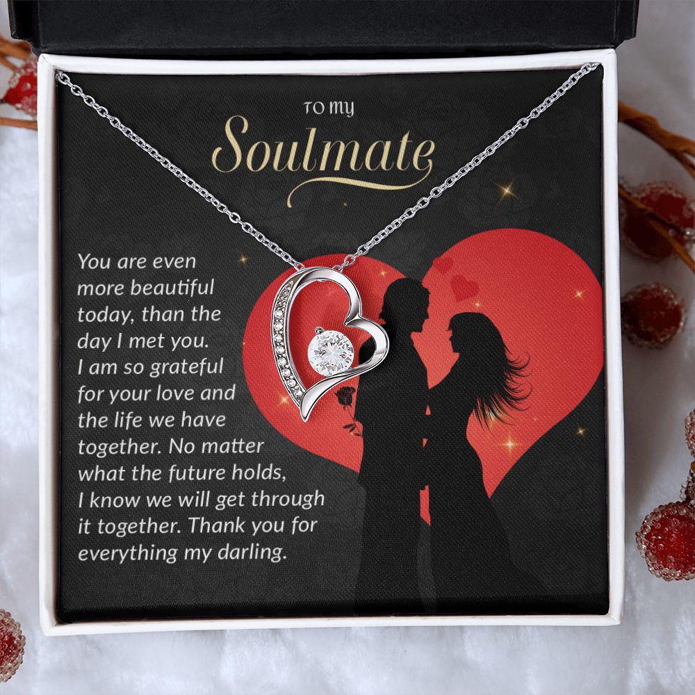 To My Soulmate Necklace, Gift For Wife, Gift from Husband, Valentine Days Gift