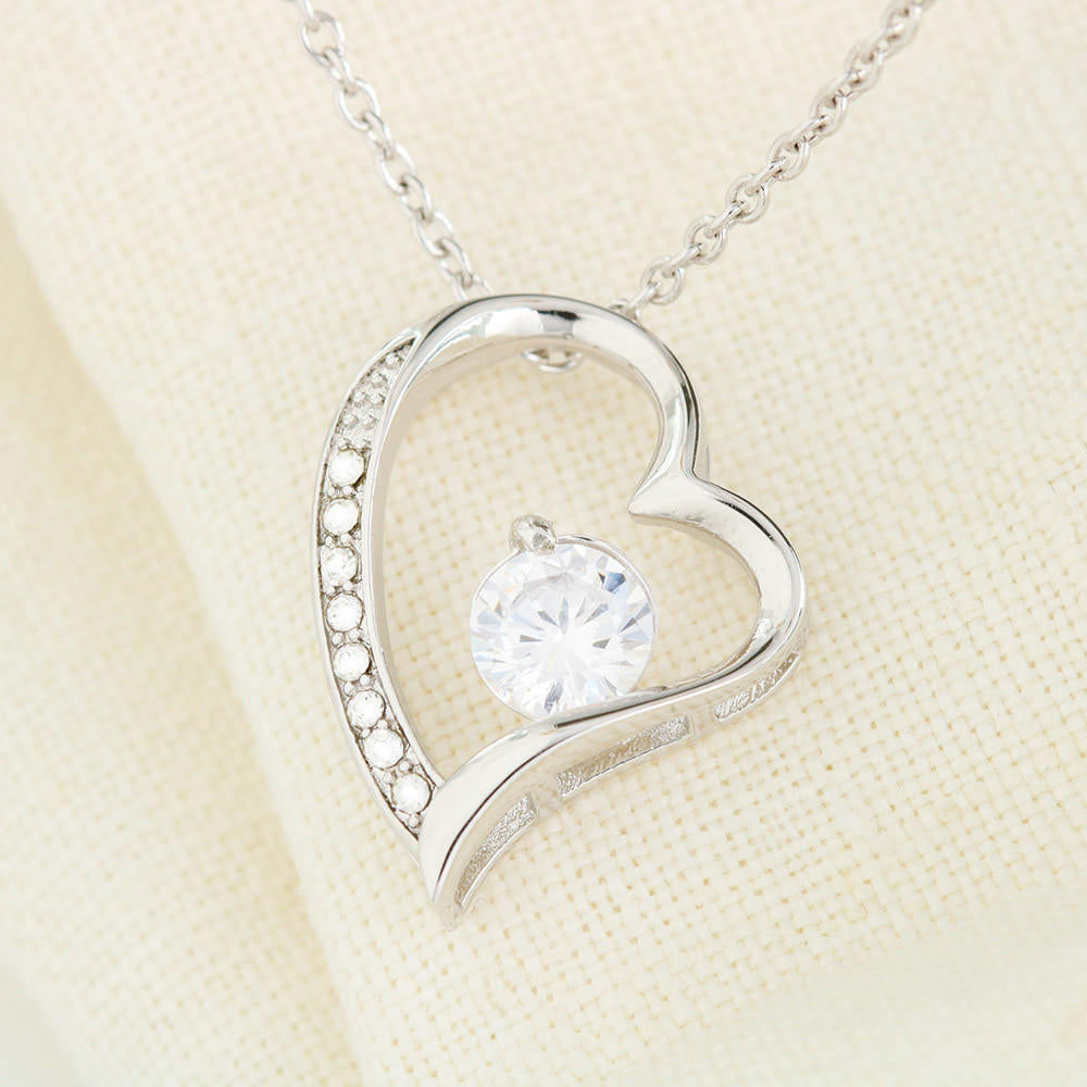 Unbiological Sister Gift Best Friend Forever Love Necklace Message Card