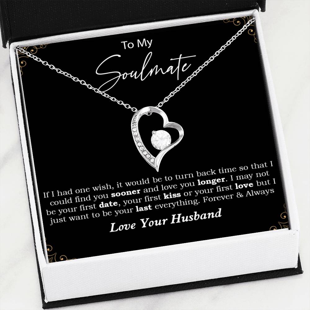 To My Future Wife Necklace, Necklaces for Wife from Husband Birthday Gift