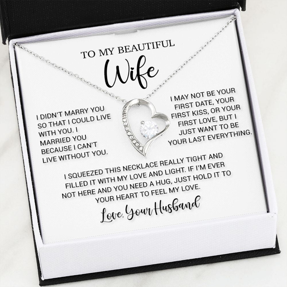 To My Wife Necklace, Valentine Gift For Her, Gift For Her, Gift For Soulmate