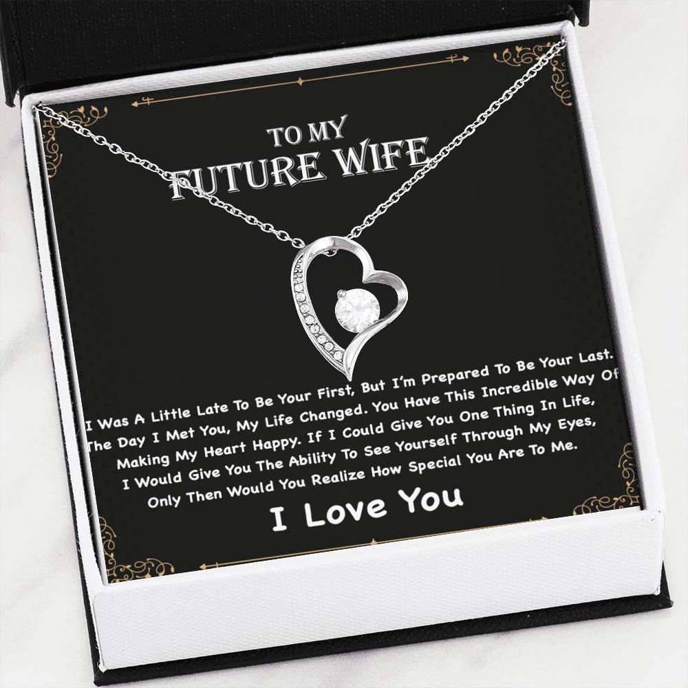 To My Future Wife Necklace, Engagement Gift for Future Wife, Birthday Gift