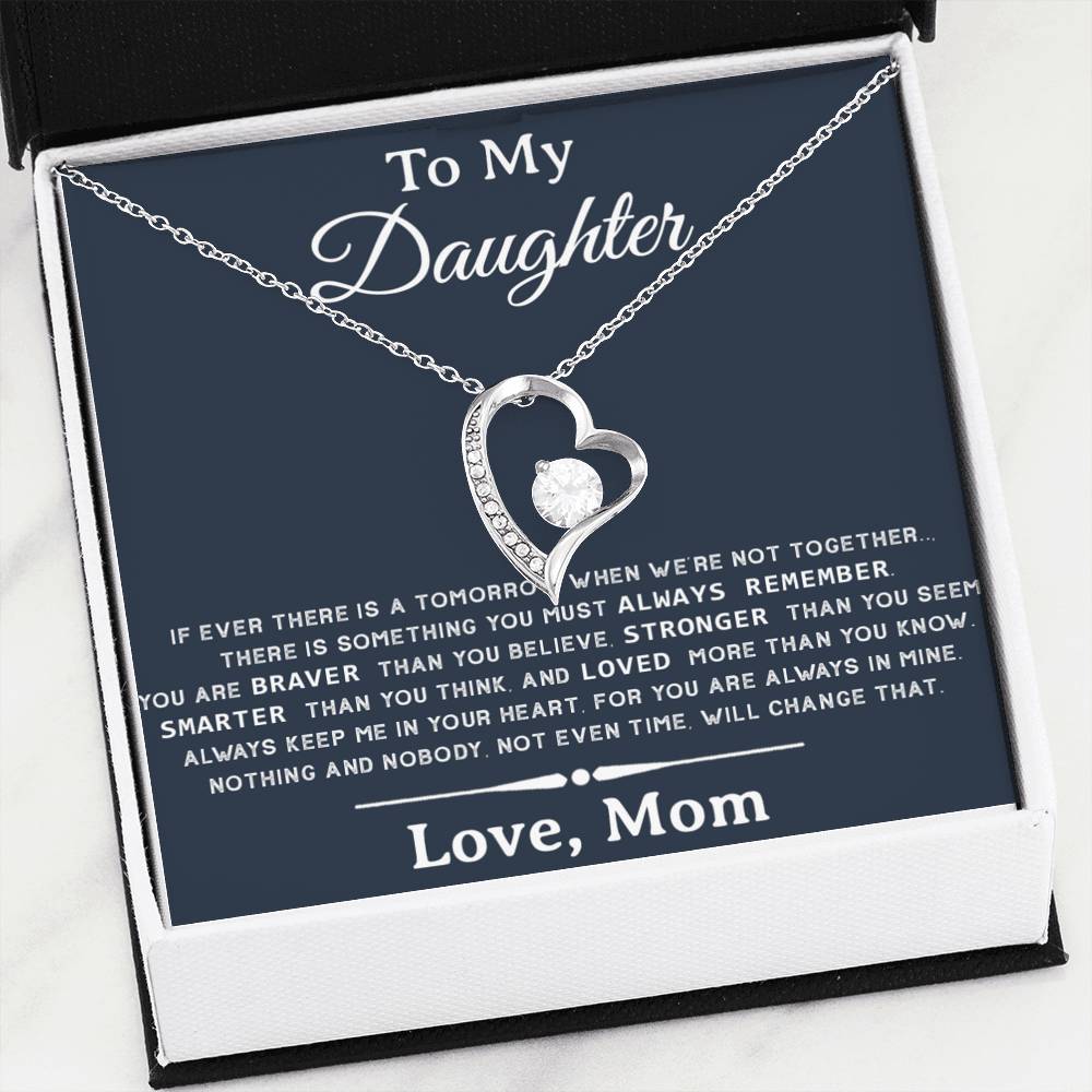 To My Daughter Necklace, Daughters Birthday, Gift For Daughter From Mom