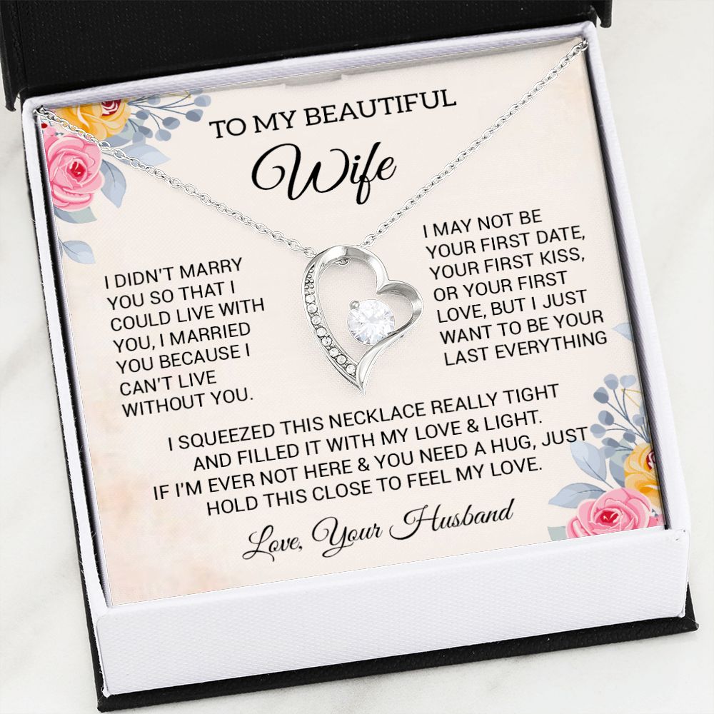 To My Wife Necklace, Gift For Soulmate, Gift For Her, Valentine Gift For Her