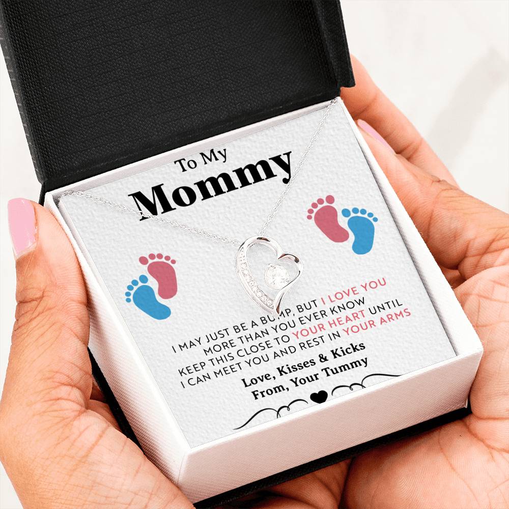 To My Mommy Gift Necklace, Trendy, Gift for New Mom in Hospital, Pregnancy Gift
