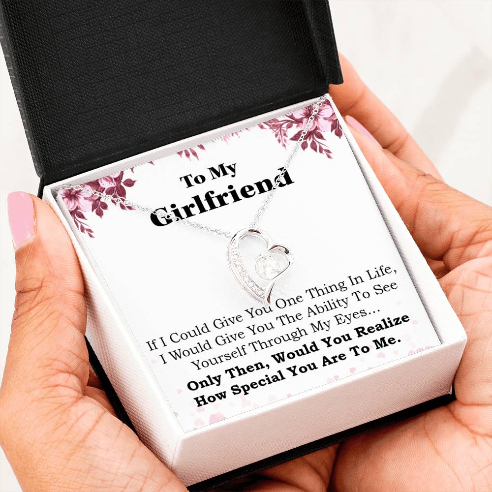 To My Girlfriend Necklace - Special, Necklace for Girlfriend, Birthday Gift for Girlfriend