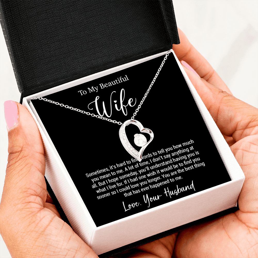 To My Wife Necklace, Gift For Wife, Wife Birthday Gift, Valentine Gifts For Her