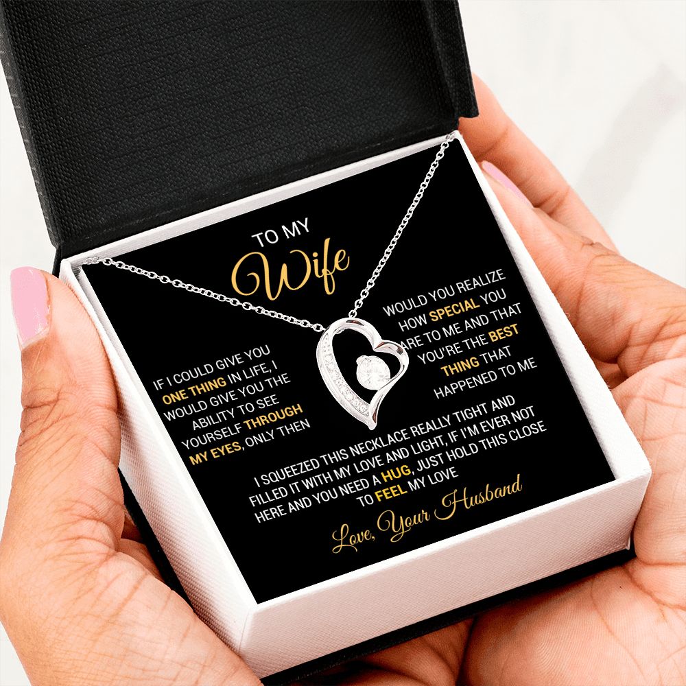 To My Wife Necklace, Gift For Wife, Anniversary Gift For Wife, Necklace For Wife
