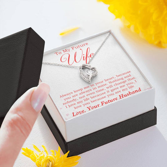 To My Future Wife Necklace, Engagement Gift for Future Wife, Birthday Gift