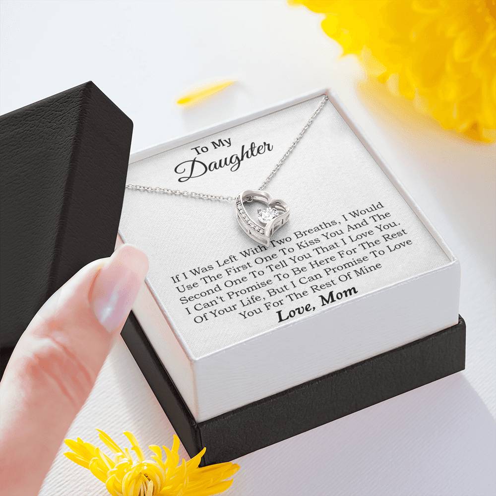To My Daughter Necklace, Daughter Father Necklace, Daughter Gift from Mom