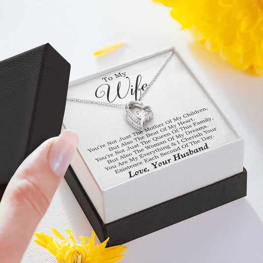 To My Wife Necklace, Engagement Gift for Future Wife, Birthday Gift